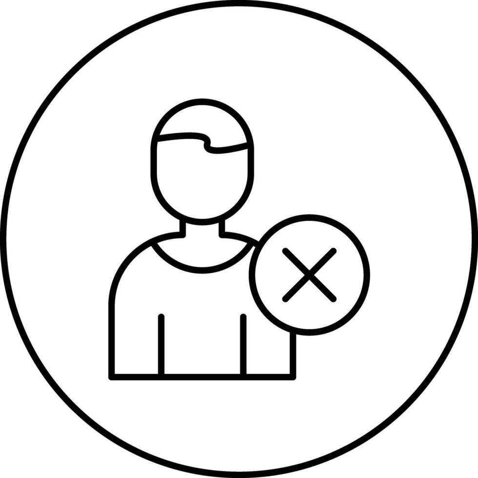 Delete User Vector Icon