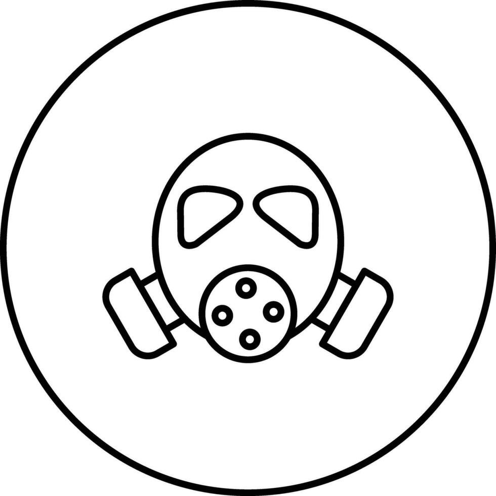 Fireman Mask Vector Icon