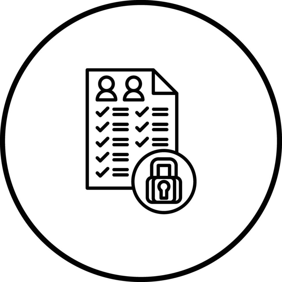 Access Control Vector Icon