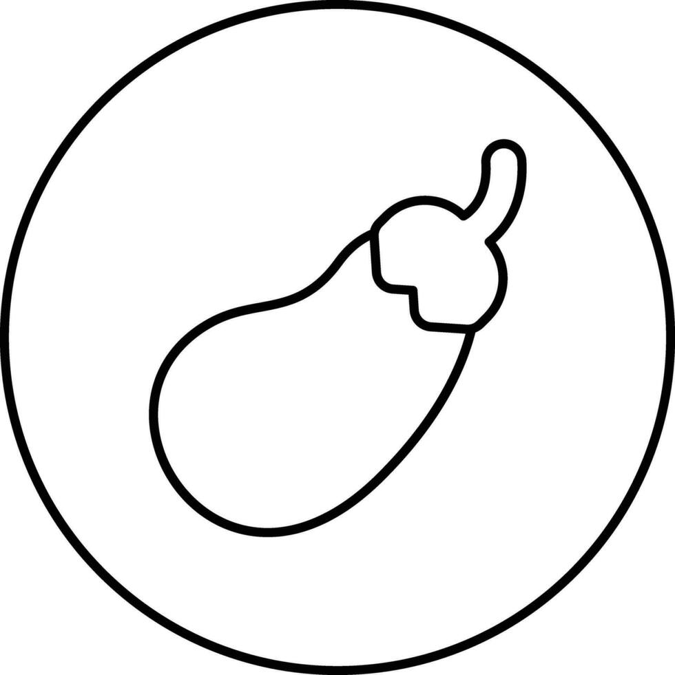 Eggplant Vector Icon