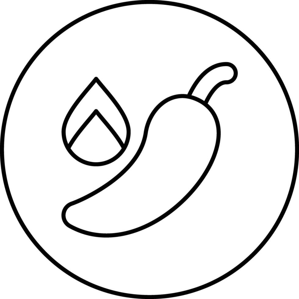Hot Pepper Vector Icon