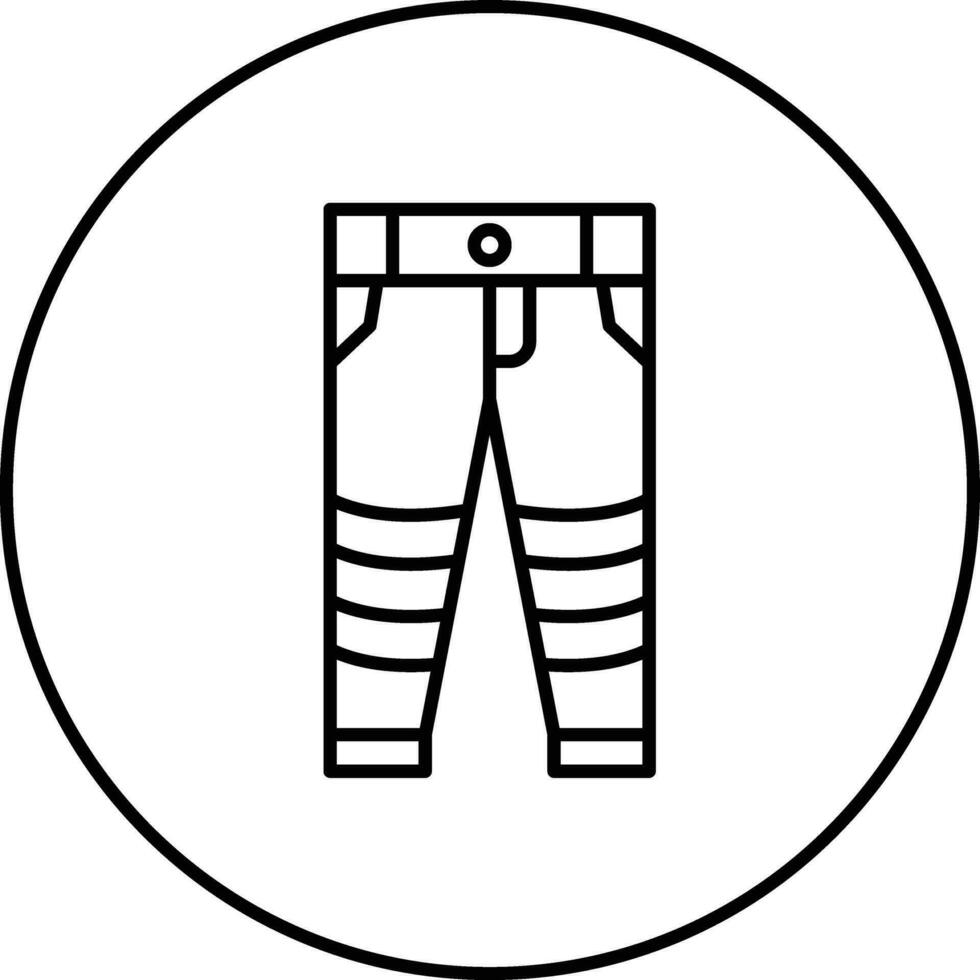 Firefighter Pants Vector Icon