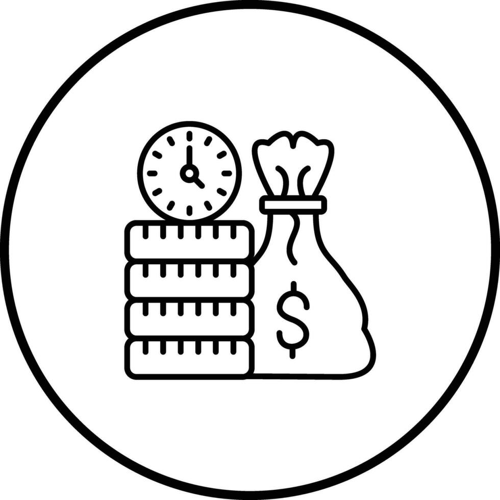 Time Deposit Vector Icon