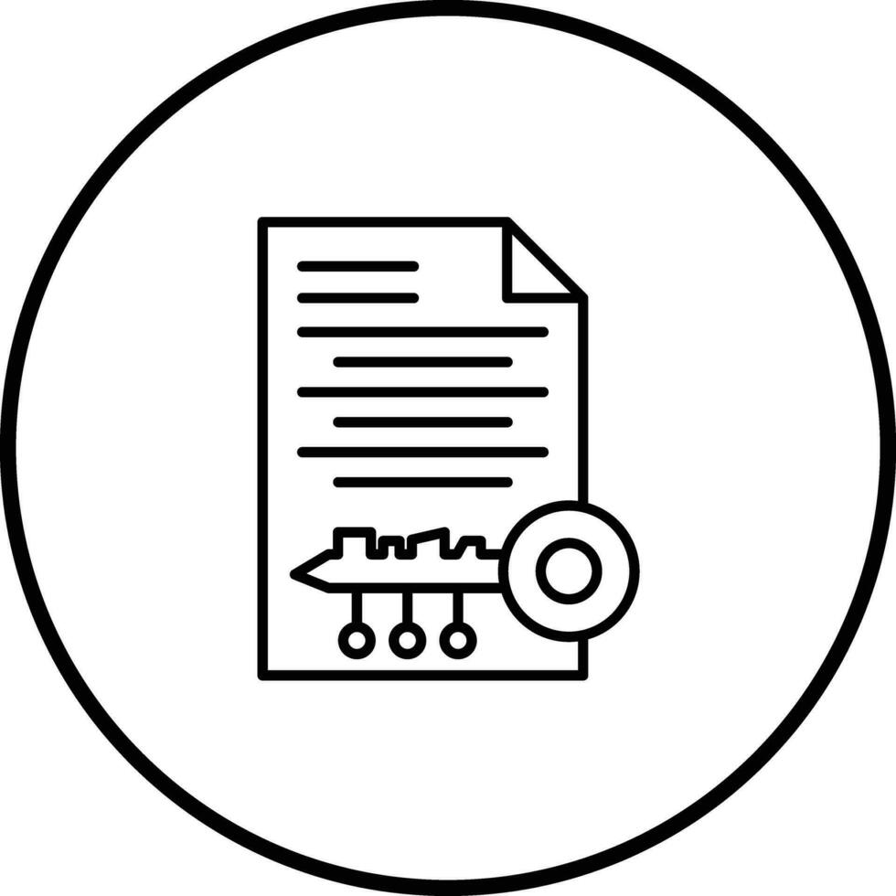 Asymmetric Keys Vector Icon
