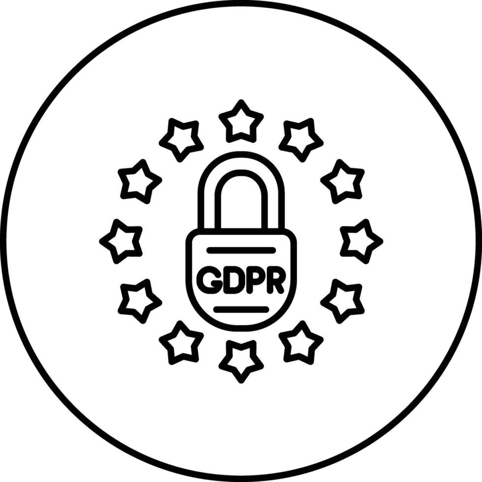 Gdpr Lawsuit Vector Icon