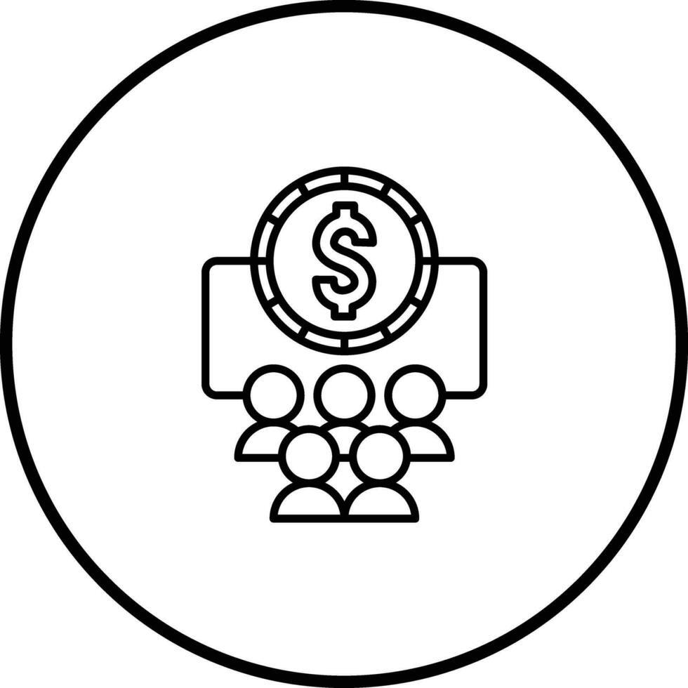 Crowdfunding Vector Icon