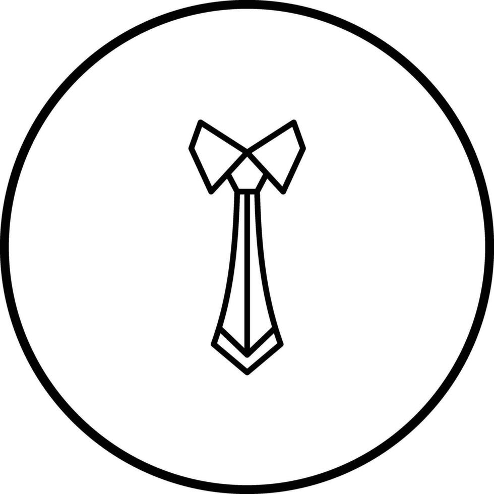 icono de vector de corbata