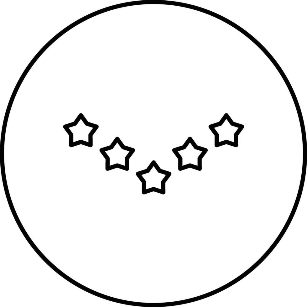5 Stars Vector Icon