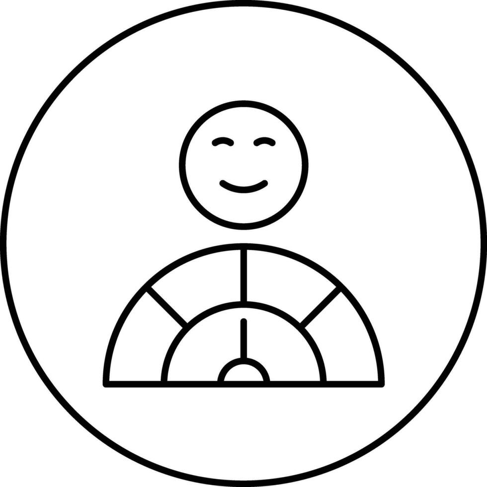 Satisfied Vector Icon