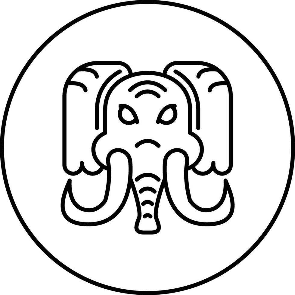 Mammoth Vector Icon