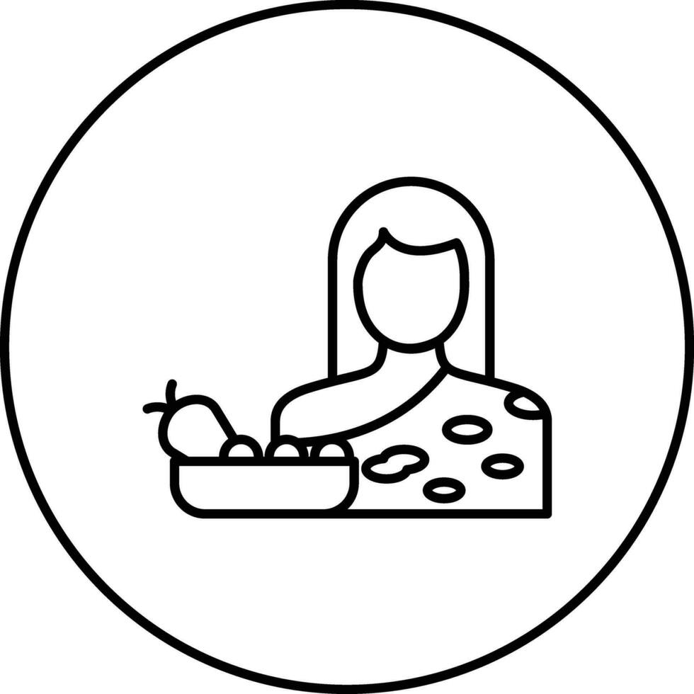 Gatherer Female Vector Icon