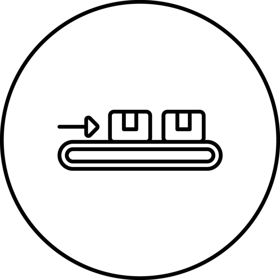 Conveyor Belt Vector Icon