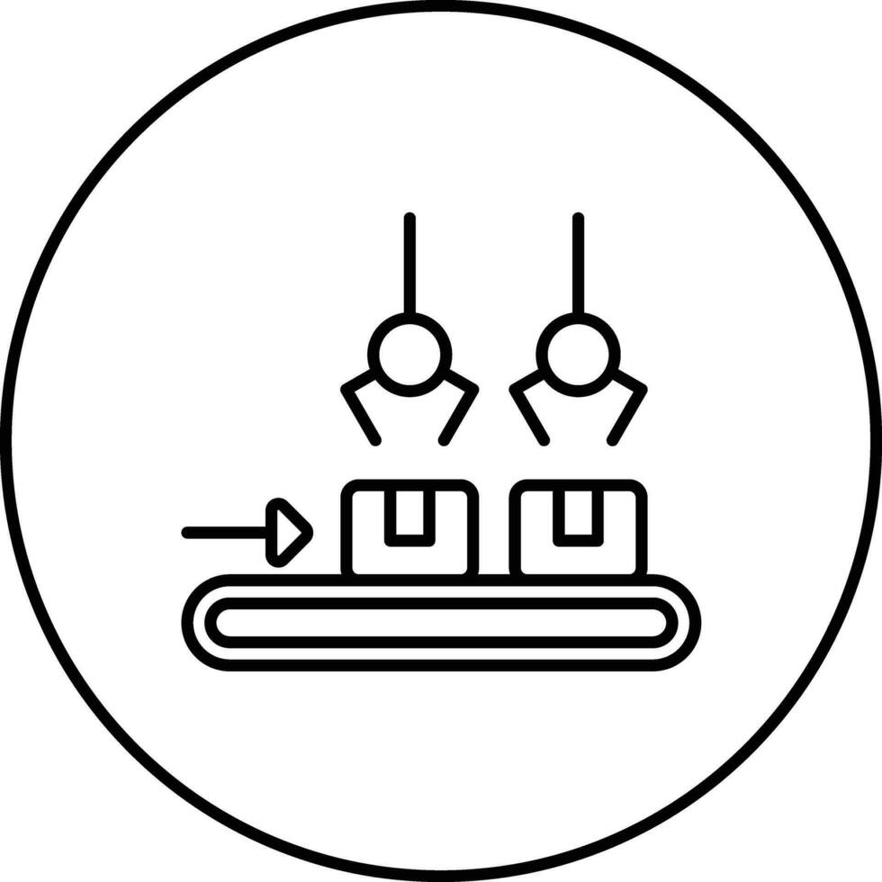 Flexible Assembly System Vector Icon