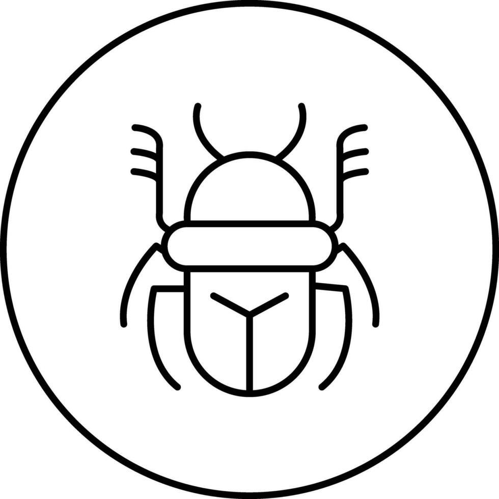 escarabajo vector icono