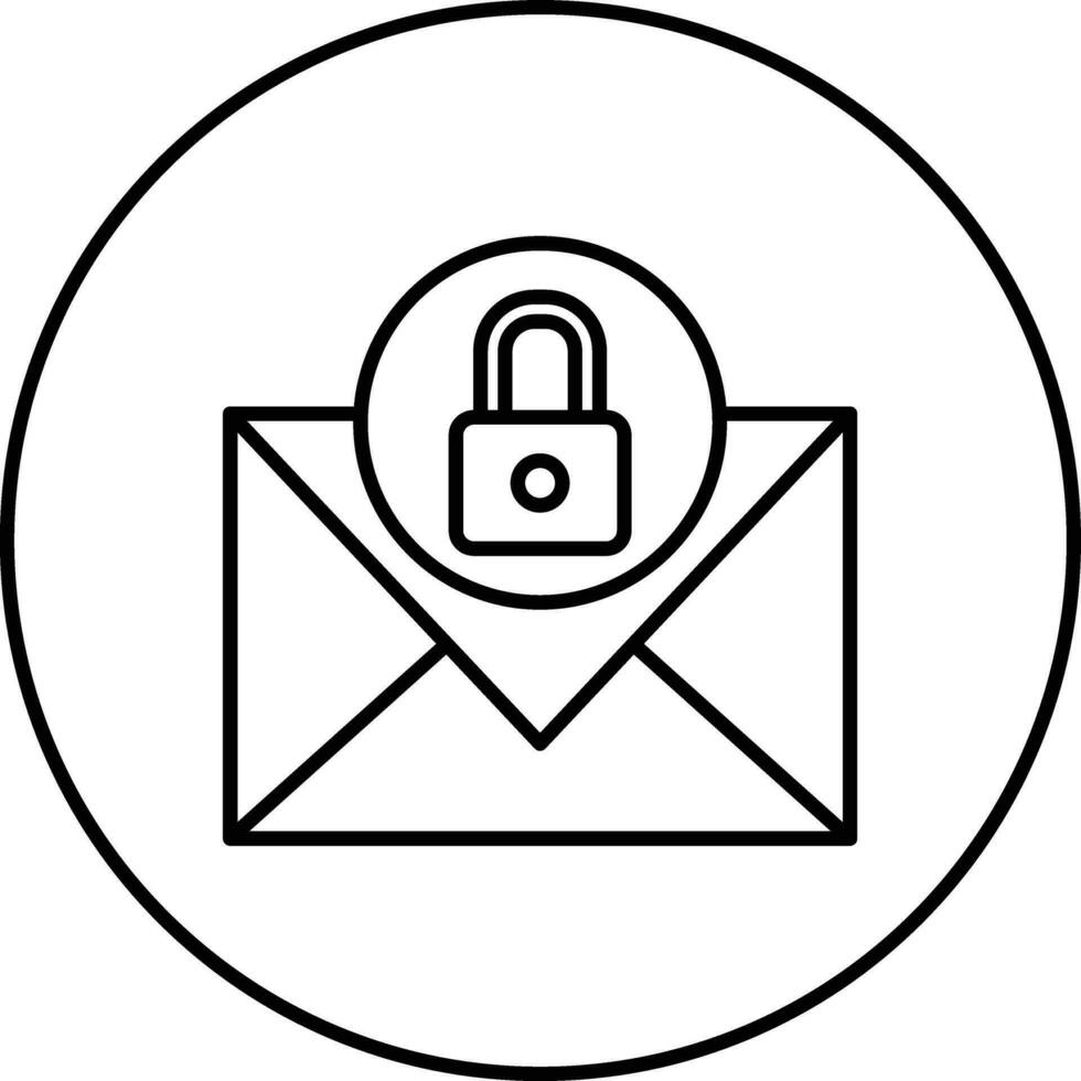 Email Security Vector Icon
