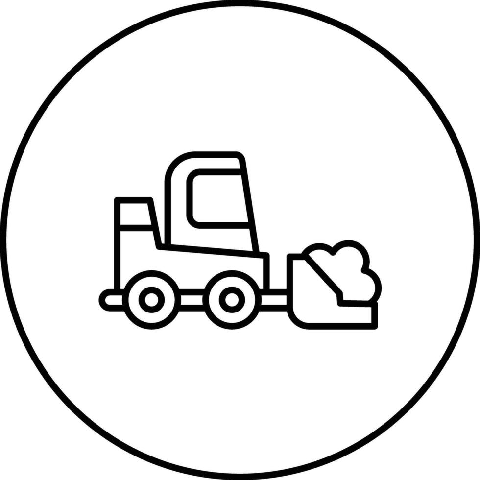Loader Truck Vector Icon