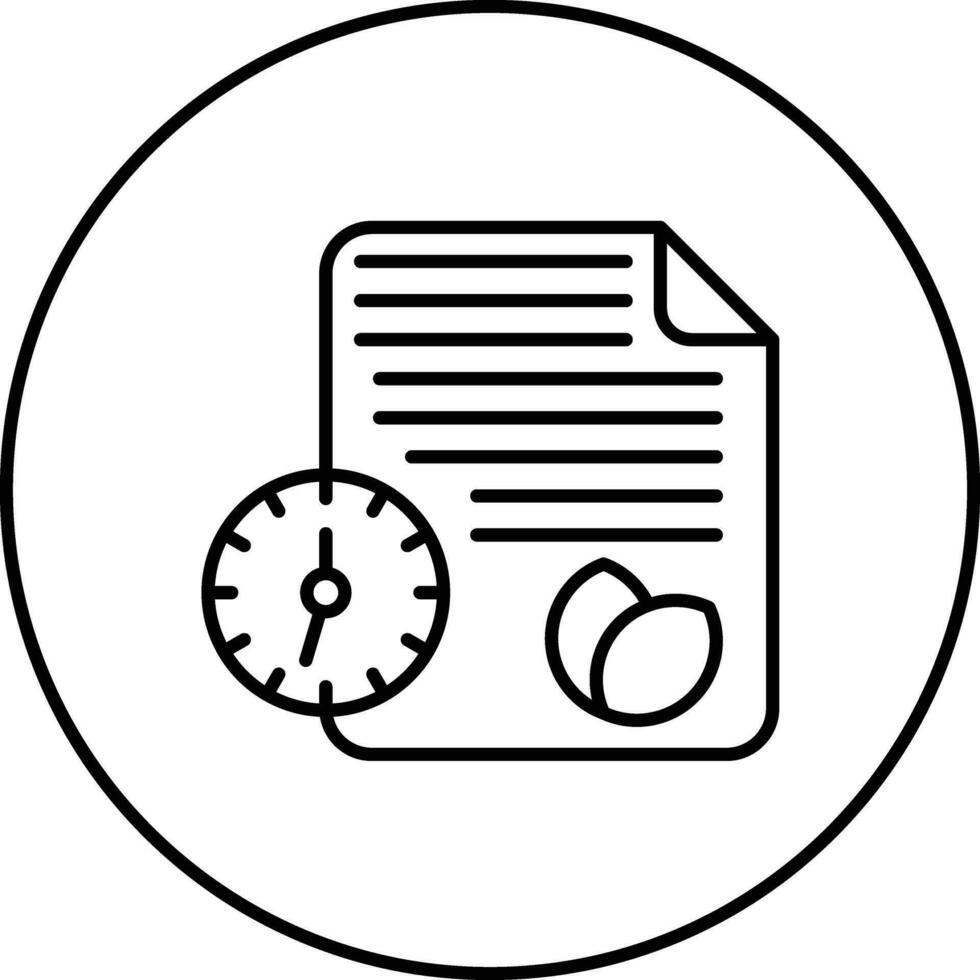 Real Time Analysis Vector Icon