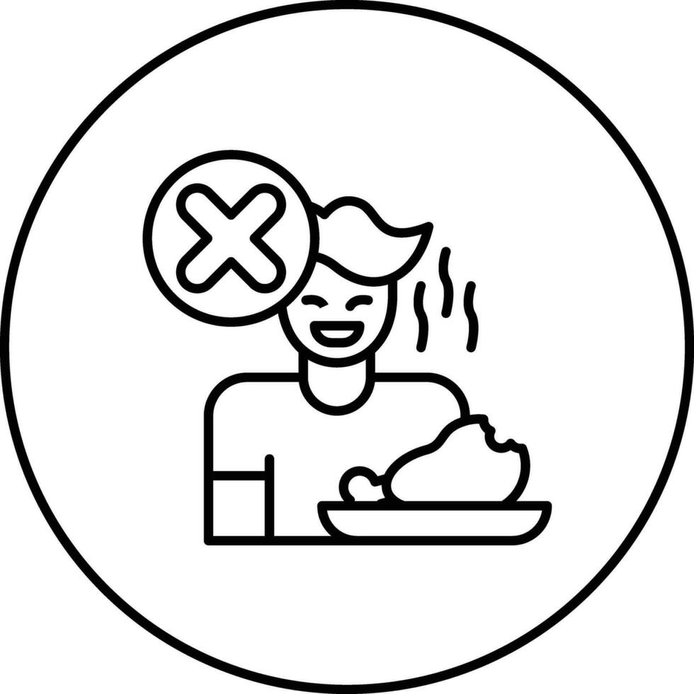 No Appetite Vector Icon