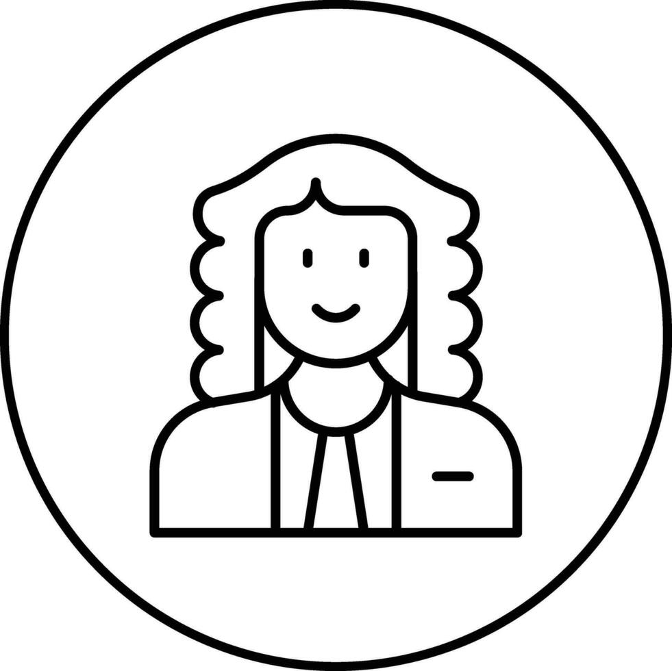 Judge Male Vector Icon
