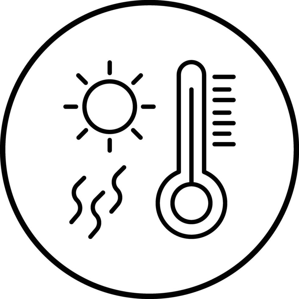 Heatwave Vector Icon