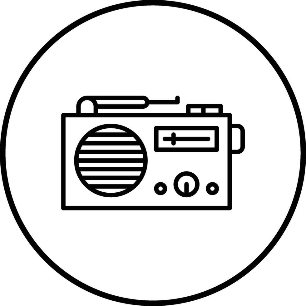 Radio Vector Icon