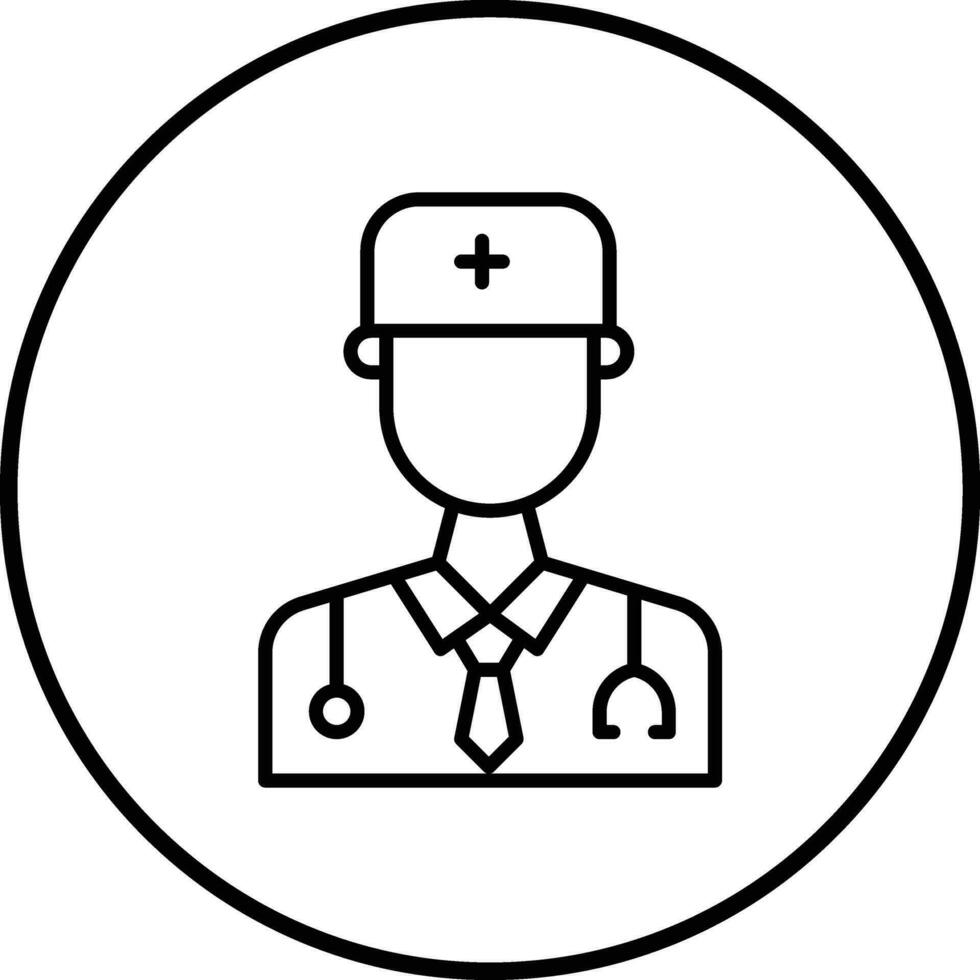 icono de vector de doctor