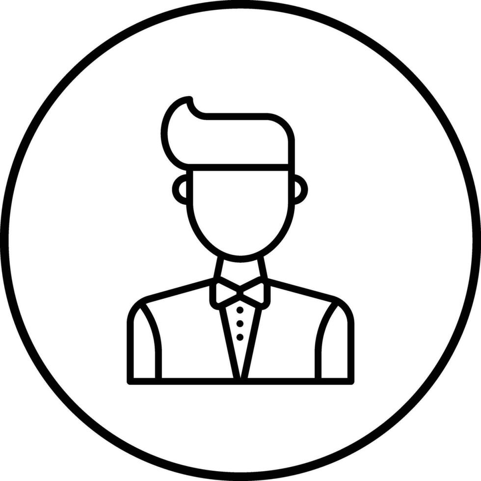 Waiter Vector Icon