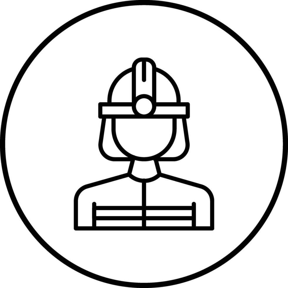 Firefighter Vector Icon