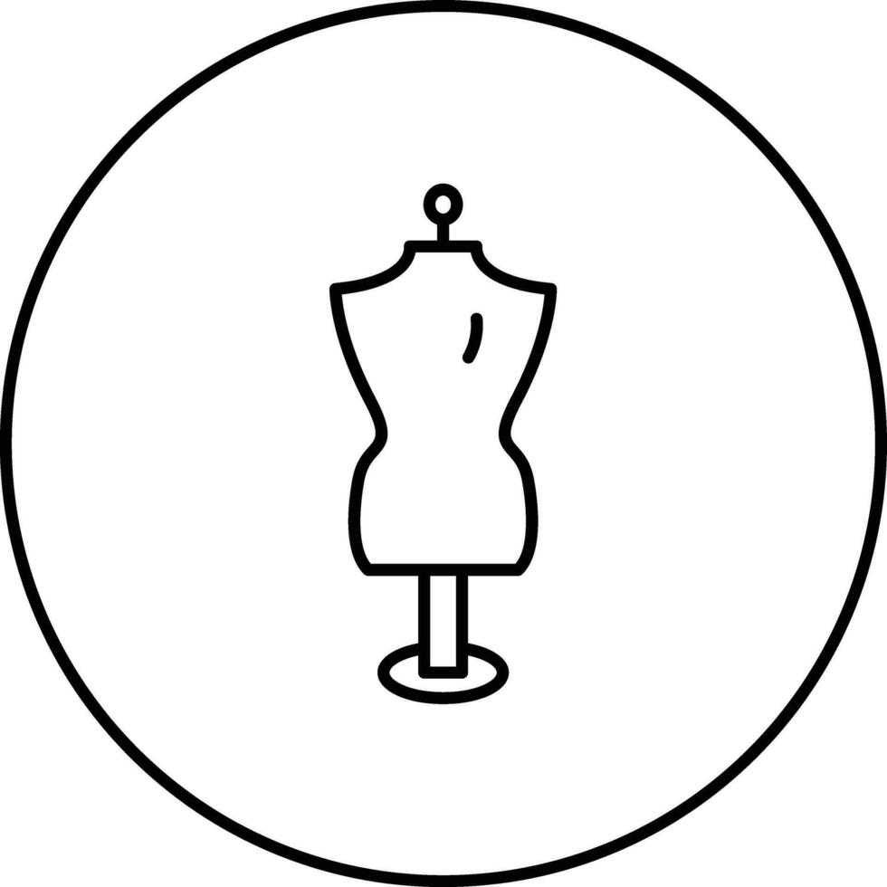 icono de vector de maniquí