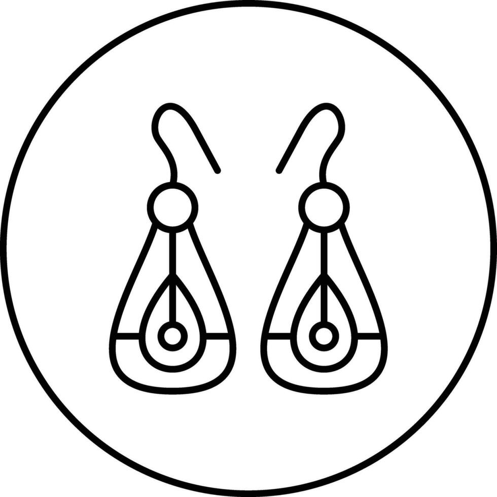 Earrings Vector Icon