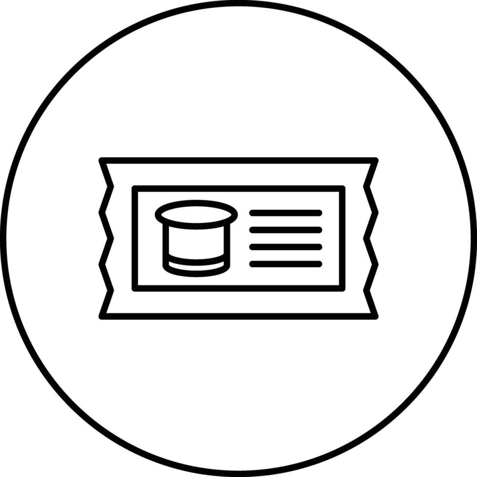 Ticket Vector Icon