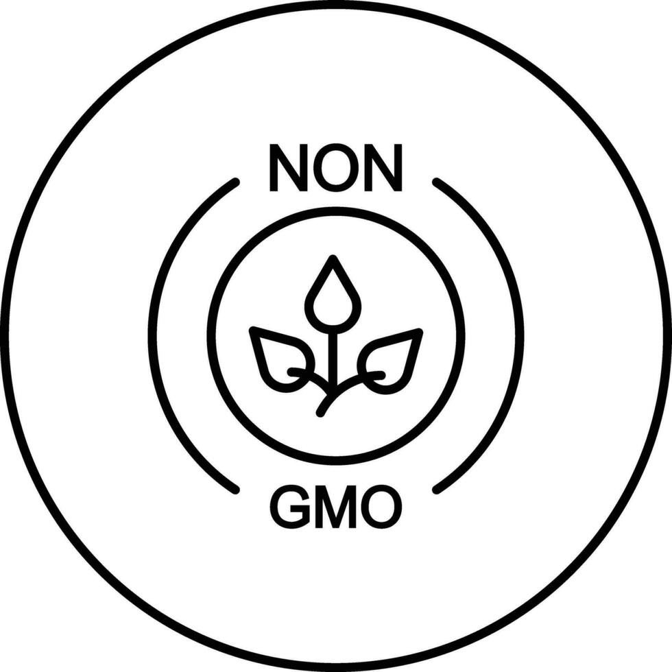 Non Gmo Vector Icon