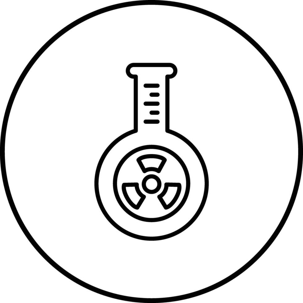veneno químico vector icono