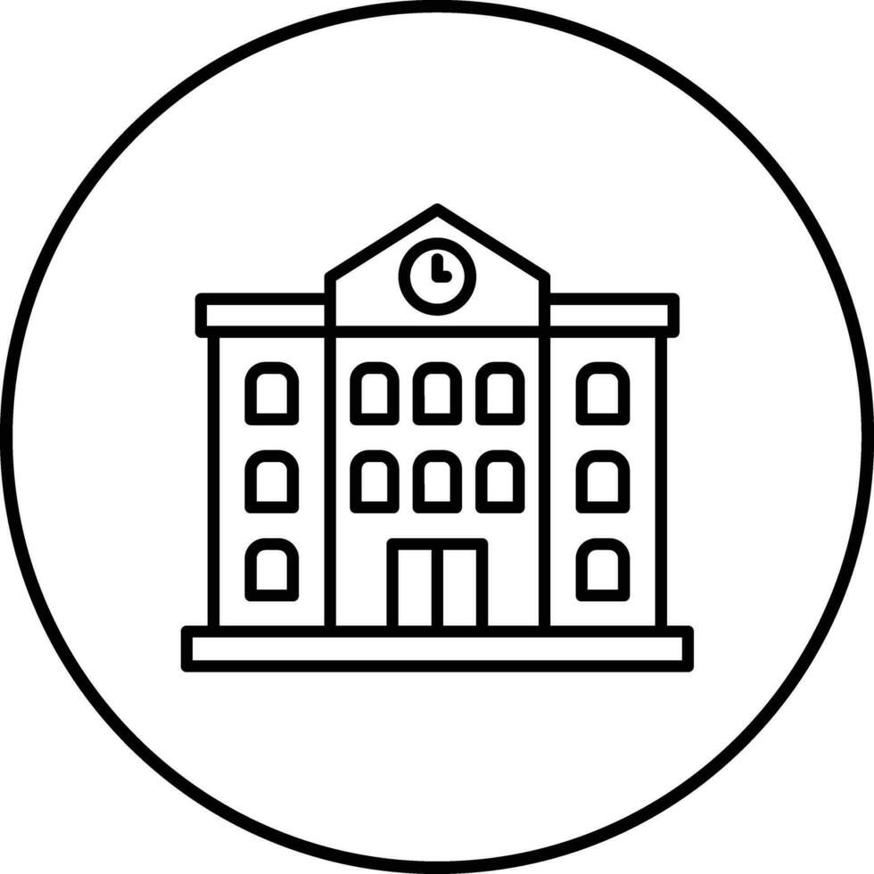 Old Building Vector Icon