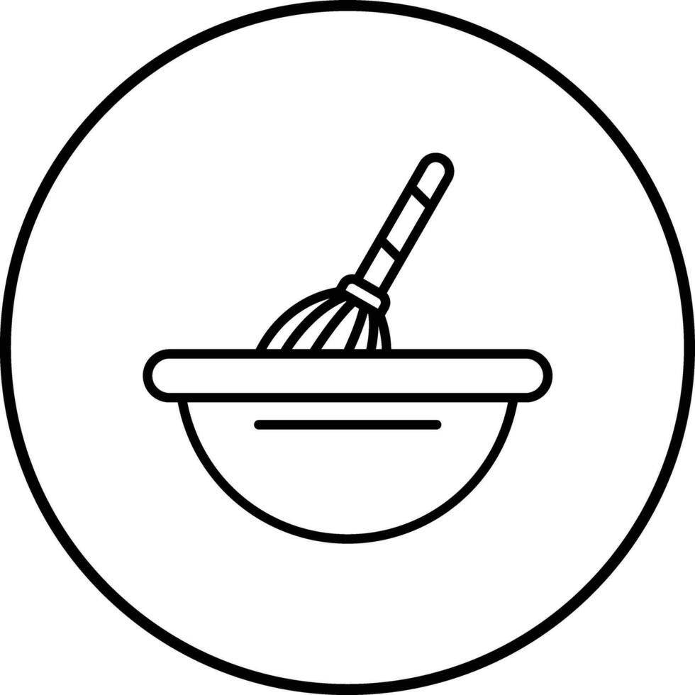 Mixing Egg Vector Icon