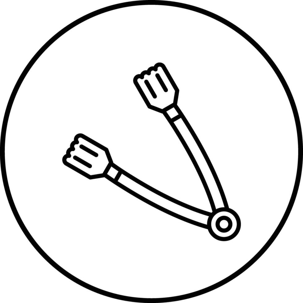 Tongs Vector Icon