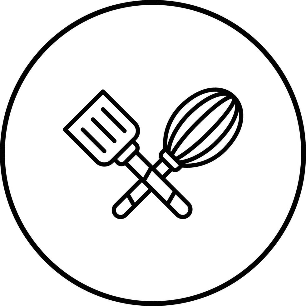 cocina utensilio vector icono