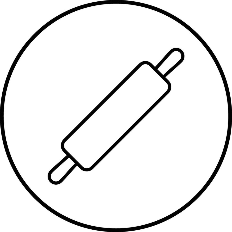 Rolling Pin Vector Icon