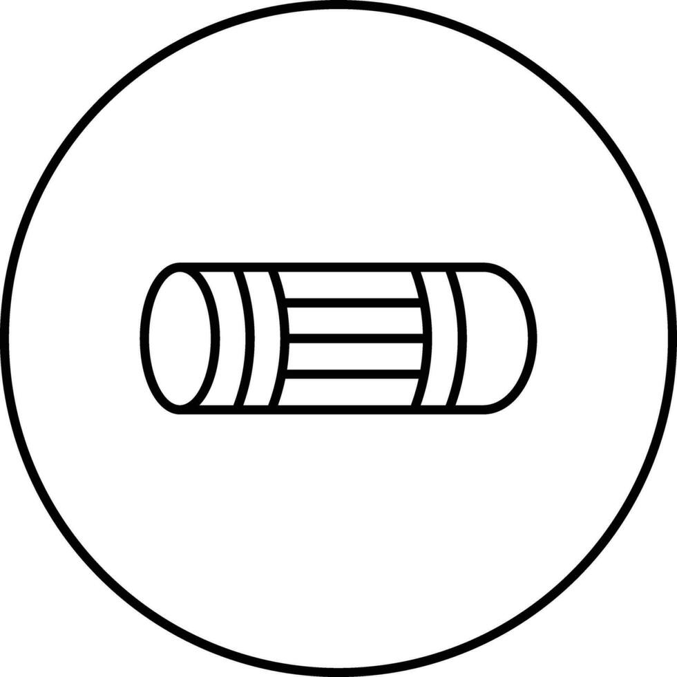 Foam Roller Vector Icon