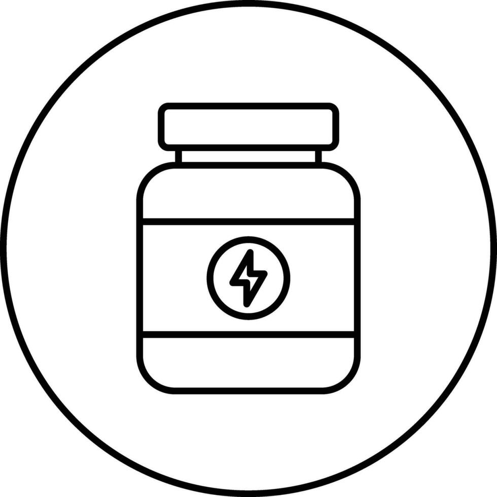 Protein Powder Vector Icon