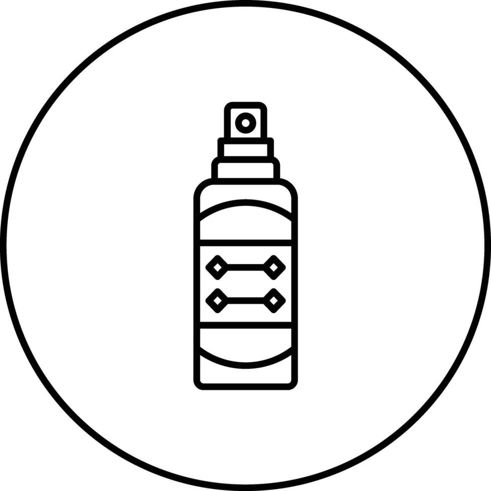 icono de vector de spray para el cabello