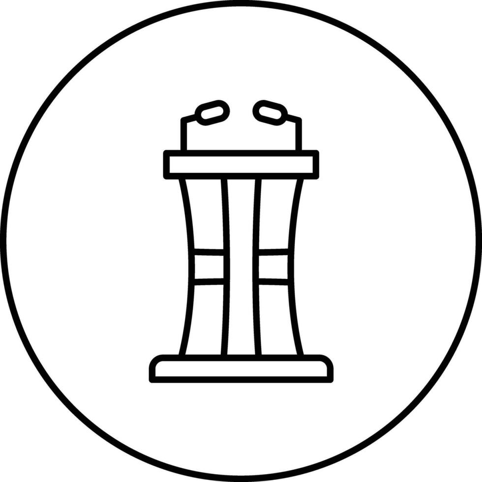 Lectern Vector Icon