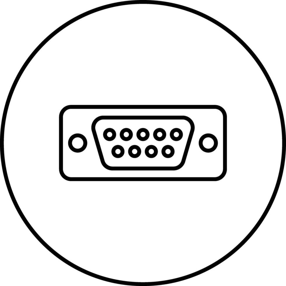 Vga Port Vector Icon