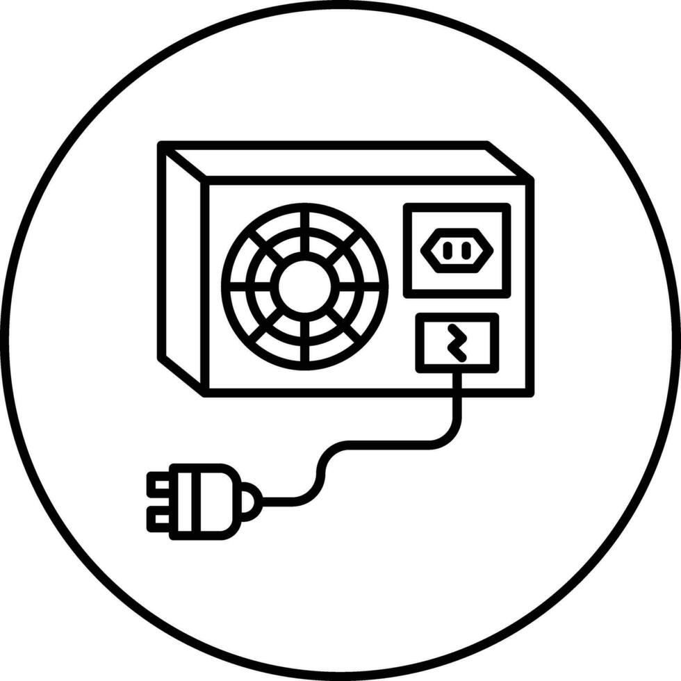 Power Supply Vector Icon