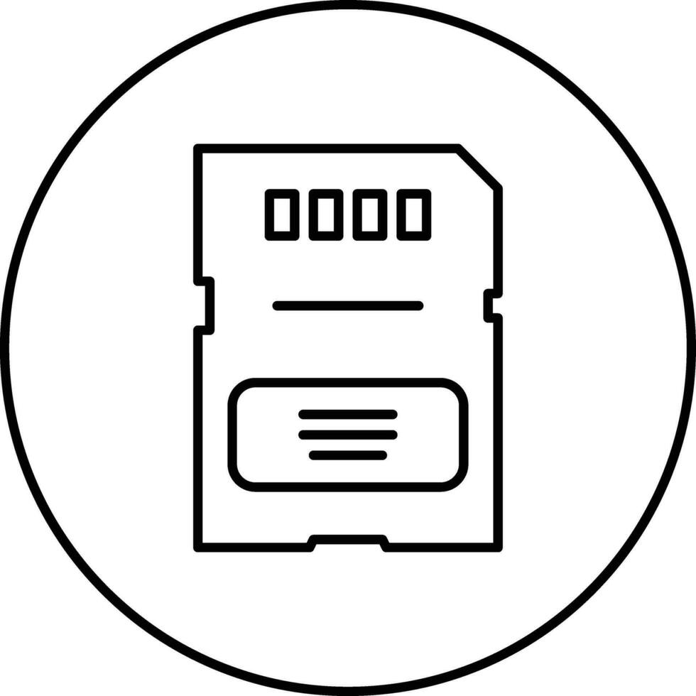 Sd Card Vector Icon