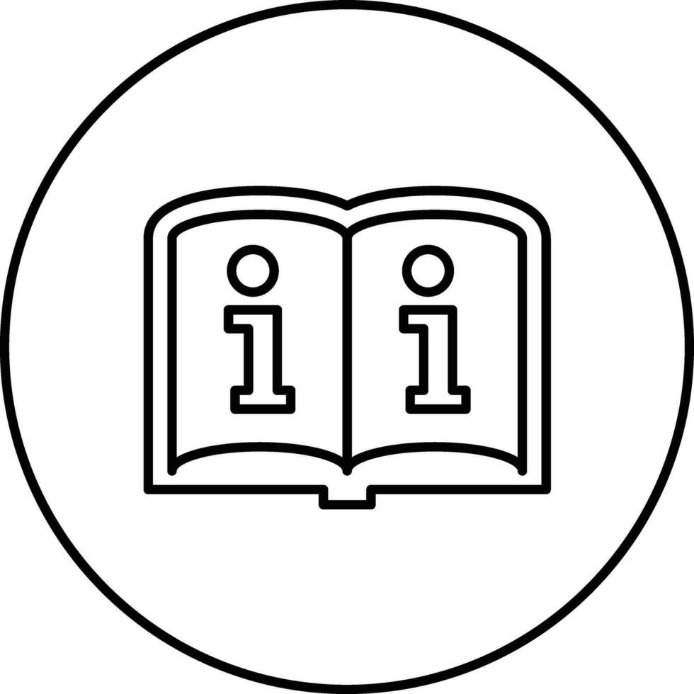 Book Information Vector Icon