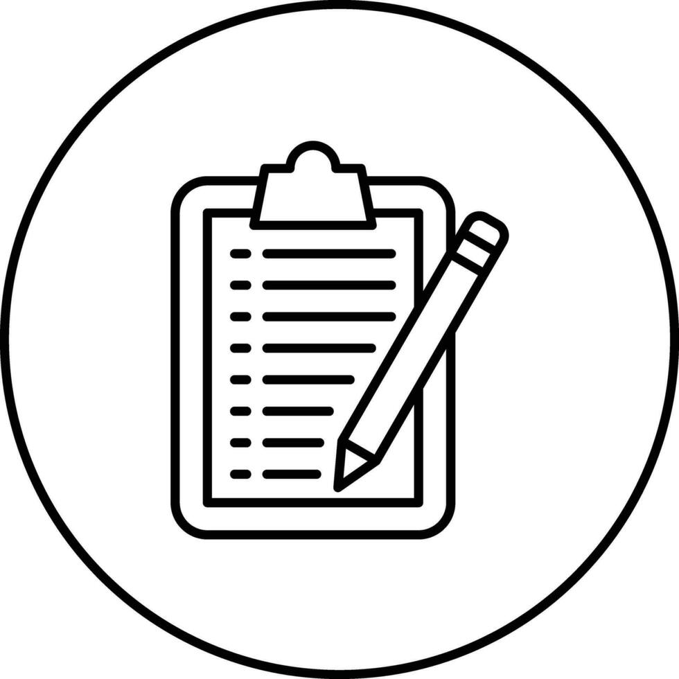 Taking Notes Vector Icon
