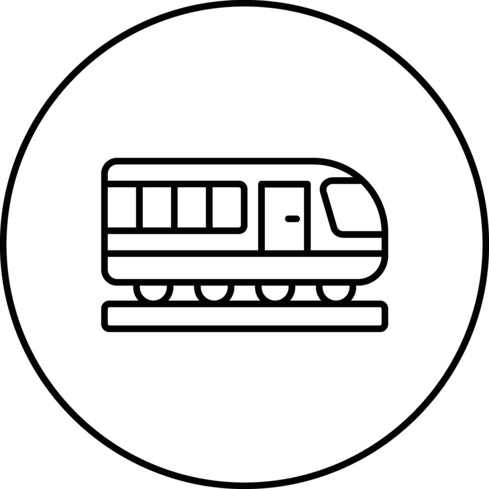 icono de vector de tren