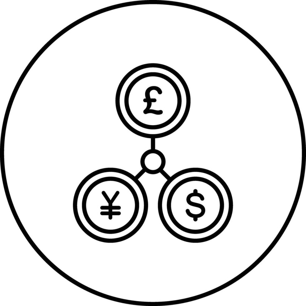 icono de vector de moneda