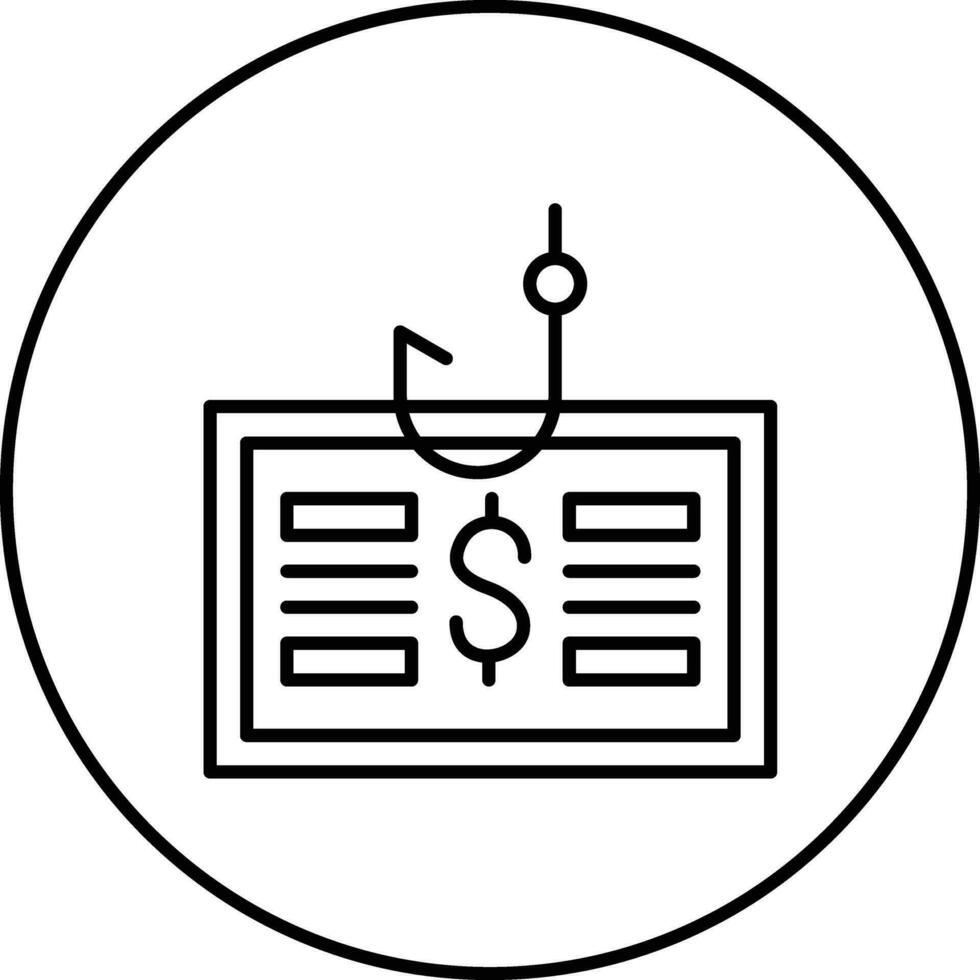 Currency Phishing Vector Icon